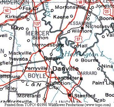 Map Of Herrington Lake