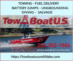 Tow Boat Smith Lake, AL