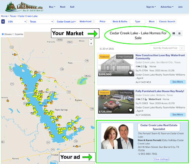 Real Estate Specialist /Agent Spotlight Information