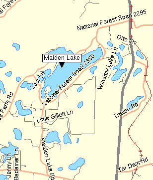 Lakehouse wisconsin lake property maiden lake map